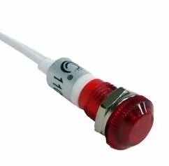 Sinaleiro LED Olho De Boi Rabicho Vermelho 220V LK10